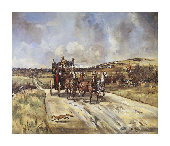 Michael Lyne Hand Numbered Limited Edition Print on Paper :"On the Way"