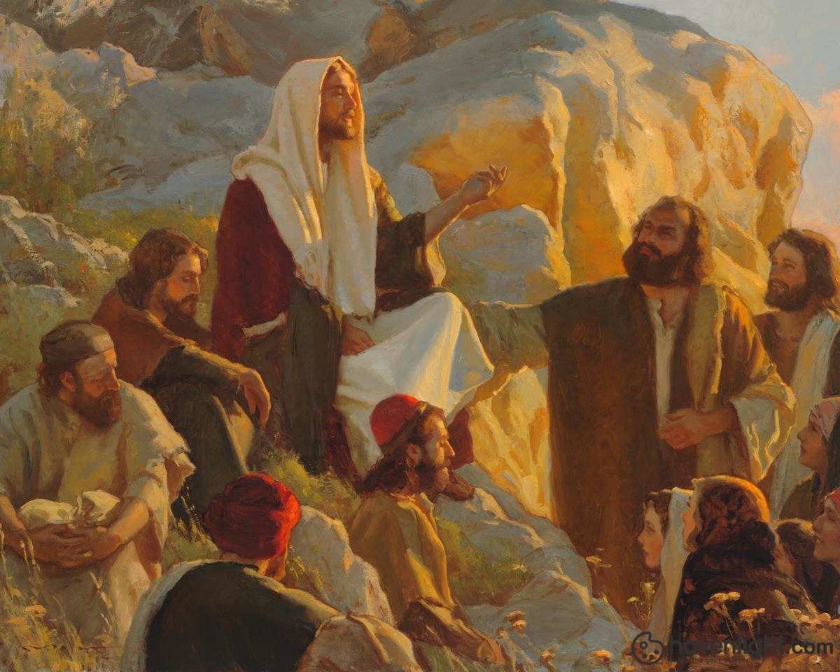 Michael Malm Fine Art Canvas Giclee: "Hear Him"