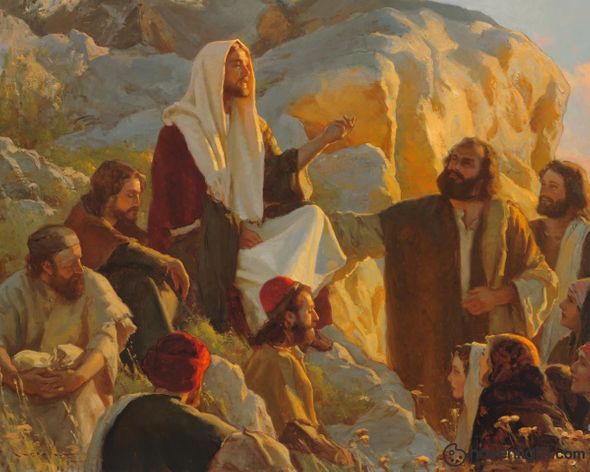 Michael Malm Fine Art Canvas Giclee: "Hear Him"