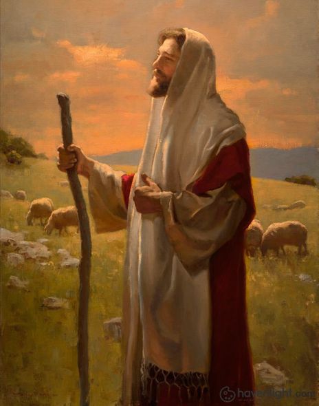 Michael Malm Fine Art Canvas Giclee: "The Good Shepherd"