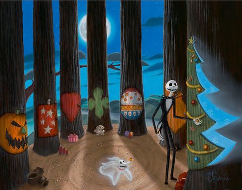 Michael Provenza Disney Limited Edition Gallery Wrap Canvas Giclee:"Tree for all Seasons" Michael Provenza Disney Limited Edition Gallery Wrap Canvas Giclee:"Tree for all Seasons"