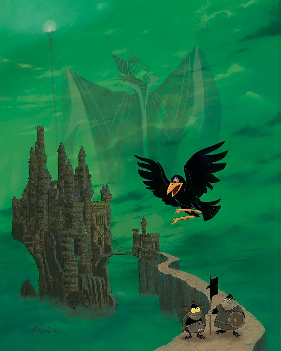 Michael Provenza Disney Limited Edition Gallery Wrap Canvas Giclee:"Heart of Darkness"