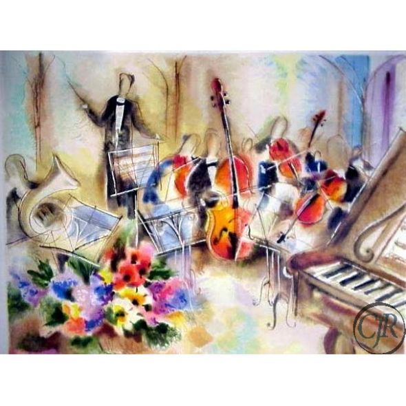 Michael Rozenvain Serigraph on paper:"Gala Performance"