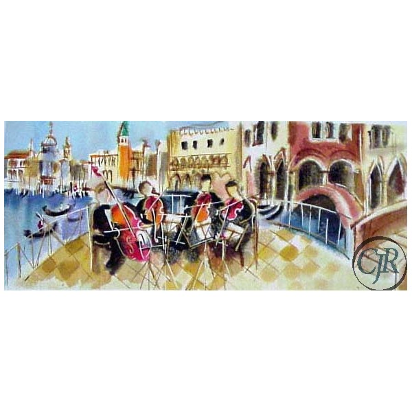 Michael Rozenvain Serigraph on paper:"Orchestral Balcony II"