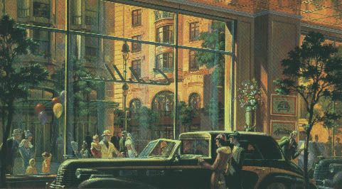Michael Young Limited Edition Serigraph on Paper: "Caddy Corner Regular"