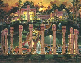 Michael Young Limited Edition Serigraph on Paper: "Sunset Splash"
