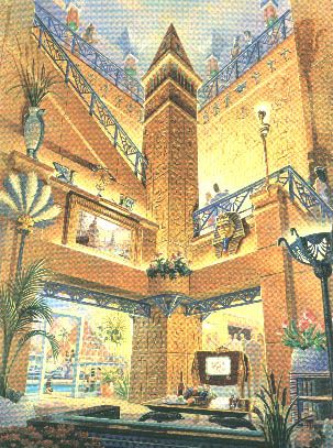 Michael Young Limited Edition Serigraph on Paper: "Treasures of the Nile"