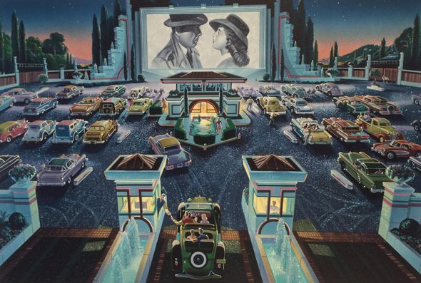 Michael Young Signed by the Artist Limited Edition Paper Lithograph:"As Time Goes By"