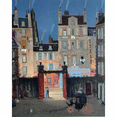 Michel Delacroix Limited Edition Lithograph on Paper: "L'amour 3"