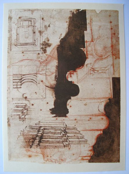 Michelangelo Lithograph :"1970 Architectural Projects"