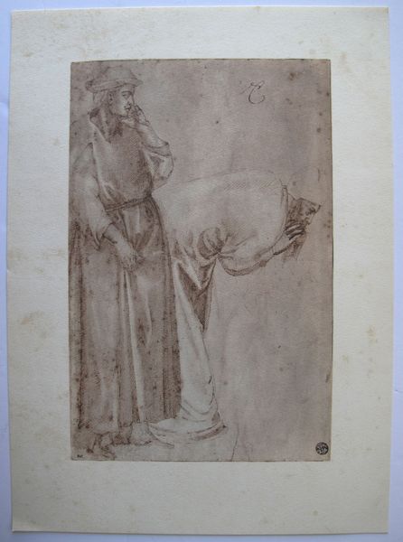 Michelangelo Lithograph :"1970 Due Figure Ammantate"