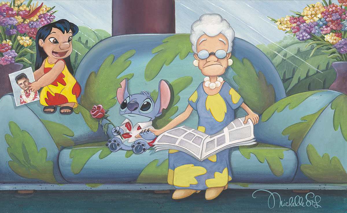 Michelle St Laurent Artist Signed Disney Ltd Ed Gallery Wrap Canvas:"Acts of Kindness"