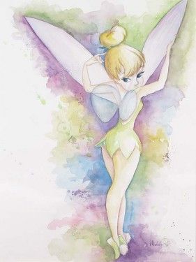 Michelle St. Laurent Hand Signed and Numbered Limited Edition Giclee on Canvas:"Tink"
