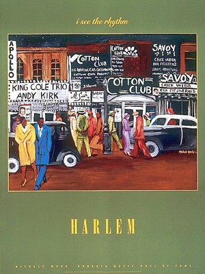 Michelle Wood Open Edition Poster:"Harlem"