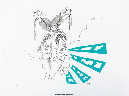 Michl Cywink Artist Signed Limited Edition Lithograph Print: "DREAMING of DREAMING" Michl Cywink Artist Signed Limited Edition Lithograph Print: "DREAMING of DREAMING"