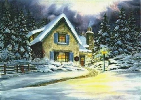 Mike Capser Signed and Numbered Limited Edition   Lithograph: "Woodland Warmth"