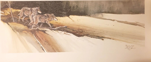 Mike Capser Signed Limited Edition Paper: "Ghost Runners"
