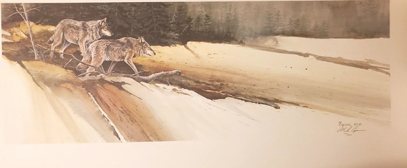 Mike Capser Signed Limited Edition Paper: "Ghost Runners"