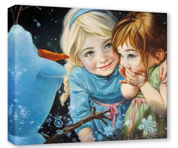 Heather Edwards 16x20 Disney Ltd Ed Gallery Wrap Canvas:"Never Let It Go"