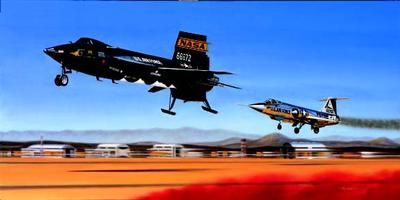 Mike Machat Hand Signed and Numbered Limited Edition: "First Re-Entry"