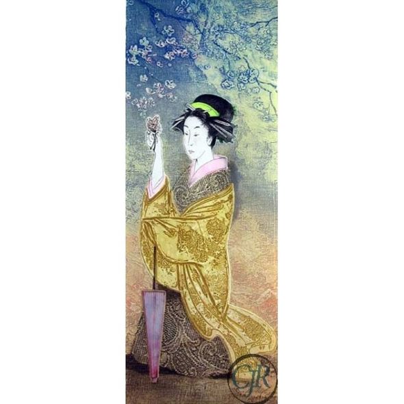 Mikulas Kravjansky Collograph Etching; Hand Signed and Numbered: "Springtime II"