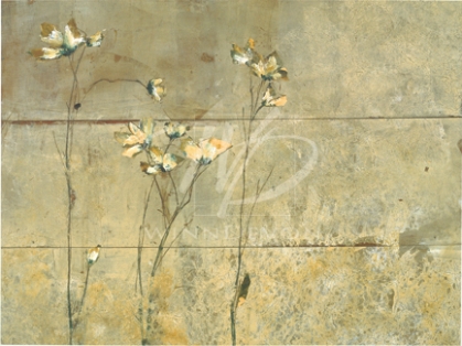 Miquela Nicolau Limited Edition Hand-Embellished Giclee on Canvas:"Flowers in June"