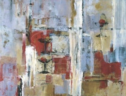 Miquela Nicolau Limited Edition Hand-Embellished Giclee on Canvas:"Textile Design"