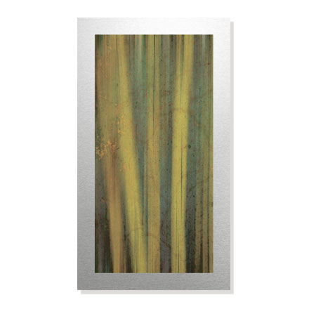 MJ Lew Limited Edition Ready to Hang Giclee on Brushed Aluminum: "Hidden Bamboo I"
