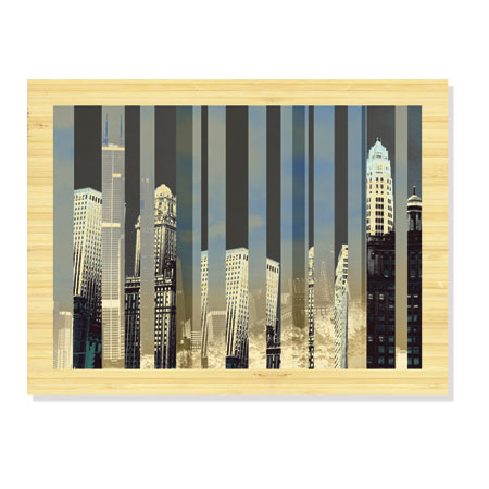 MJ Lew Limited Edition Ready to Hang Giclee on: "City of Silver"
