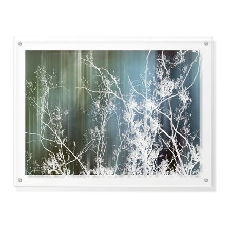 MJ Lew Limited Edition Ready to Hang Giclee on Clear Acrylic: "Cool Rain"