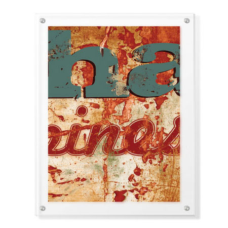 MJ Lew Limited Edition Ready to Hang Giclee on Clear Acrylic: "Happiness"