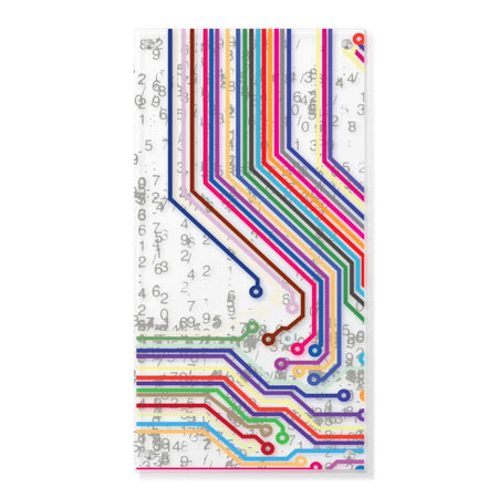MJ Lew Limited Edition Ready to Hang Giclee on Clear Acrylic: "Motherboard Malfunction I"