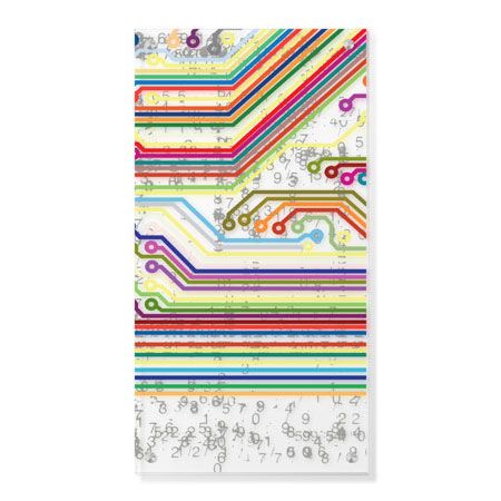 MJ Lew Limited Edition Ready to Hang Giclee on Clear Acrylic: "Motherboard Malfunction II"