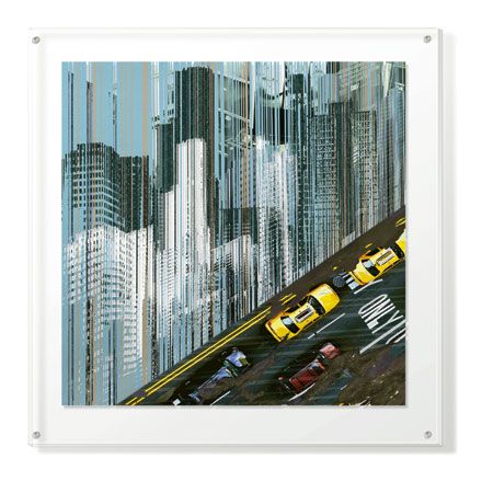 MJ Lew Limited Edition Ready to Hang Giclee on Clear Acrylic: "On The Sidelines II"