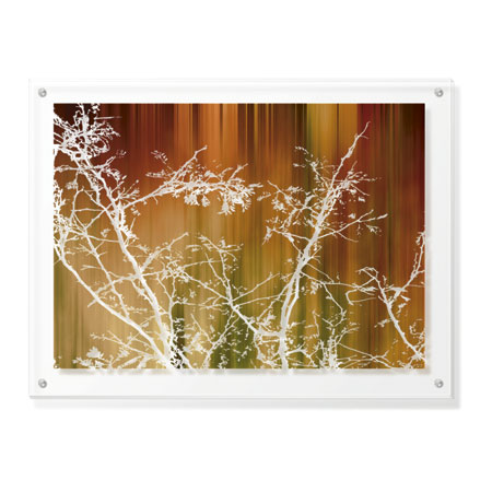 MJ Lew Limited Edition Ready to Hang Giclee on Clear Acrylic: "Warm Rain"
