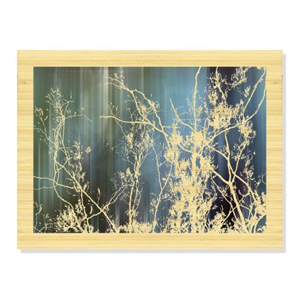 MJ Lew Limited Edition Ready to Hang Giclee on Sustainable Bamboo: "Cool Rain"