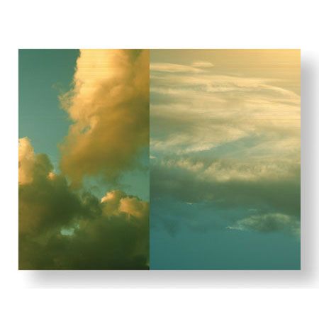 MJ Lew Limited Edition Ready to Hang Giclee on Sustainable Bamboo: "New Sky I"