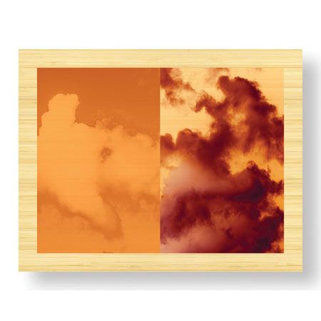 MJ Lew Limited Edition Ready to Hang Giclee on Sustainable Bamboo: "New Sky II"