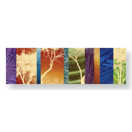 MJ Lew Limited Edition Ready to Hang Giclee on Sustainable Bamboo: "Trees of the Sierra I"