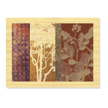 MJ Lew Limited Edition Ready to Hang Giclee on Sustainable Bamboo: "Whispering Trees I"