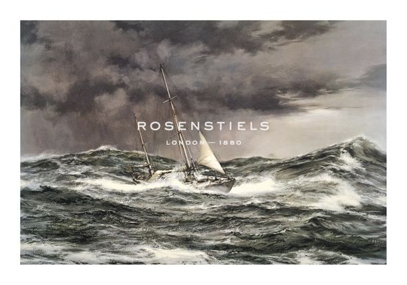 Montague Dawson Hand Numbered Limited Edition Print on Paper :"Horn Abeam, Sir Francis Chichester's Yacht, 'Gypsy Moth IV'"