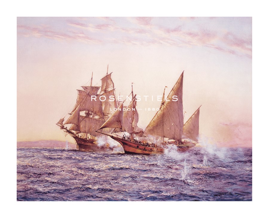 Montague Dawson Hand Numbered Limited Edition Print on Paper :"The Corsair"
