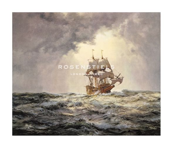 Montague Dawson Hand Numbered Limited Edition Print on Paper :"The Gallant 'Mayflower'"