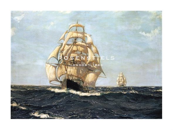 Montague Dawson Hand Numbered Limited Edition Print on Paper :"The Pride Of The Ocean - 'Cutty Sark'"