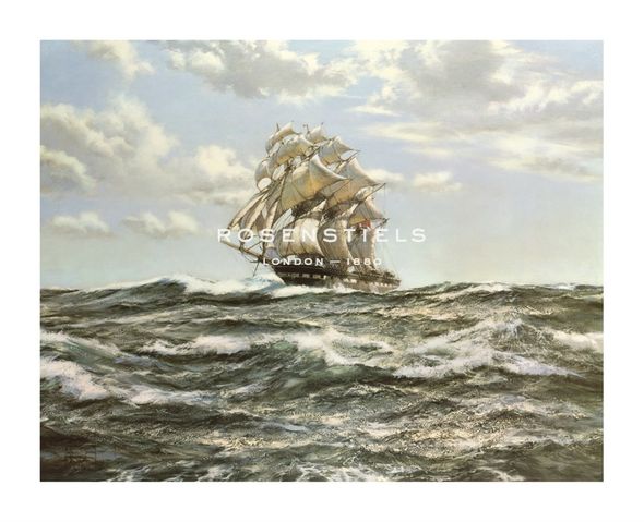 Montague Dawson Hand Numbered Limited Edition Print on Paper :"The 'Windsor Castle'"