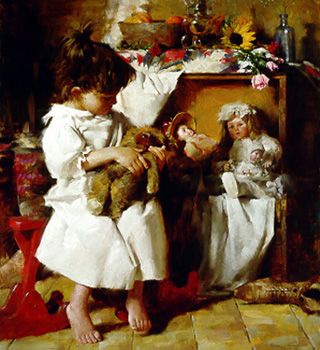 MORGAN WEISTLING 15X17 Secondary Market Art: "STILL THE FAVORITE"