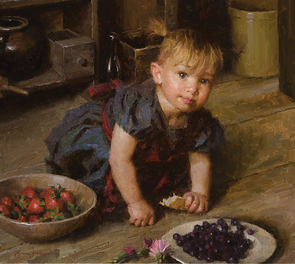 Morgan Weistling Artist Proof Limited Edition Canvas Giclee: "Savannah"
