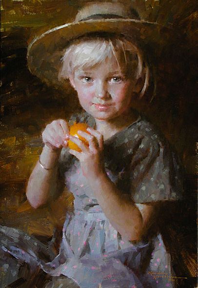 Morgan Weistling Artist Proof Limited Edition Giclée Canvas:"Tangerine"