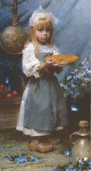 Morgan Weistling Artist Proof Limited Edition Giclee on Canvas: "Dutch Apple Pie"