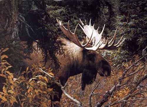 Carl Brenders Artist Signed and Numbered Limited Edition Print:"Calm Before The Challenge"